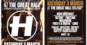 WIN TICKETS TO HIGH CONTRAST ALBUM LAUNCH PARTY AT HOSPITALITY CARDIFF